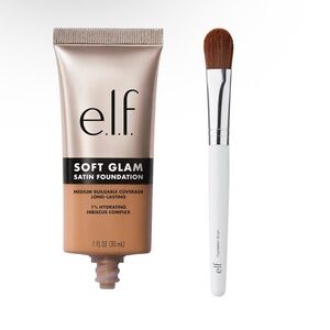 e.l.f. - Soft Glam Foundation with Foundation Brush